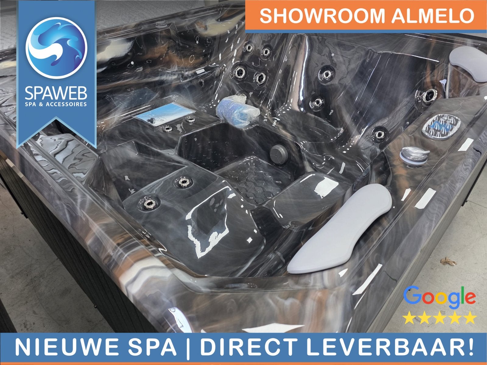 Aanbieding jacuzzi’s van €8000,- nu voor 5500,-