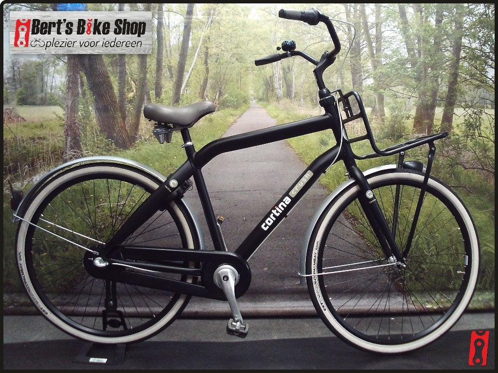nette Cortina Crush herenfiets, 51cm 3 versnellingen, Fietsen en Brommers, Terugtraprem, Gebruikt, Versnellingen, 49 tot 53 cm