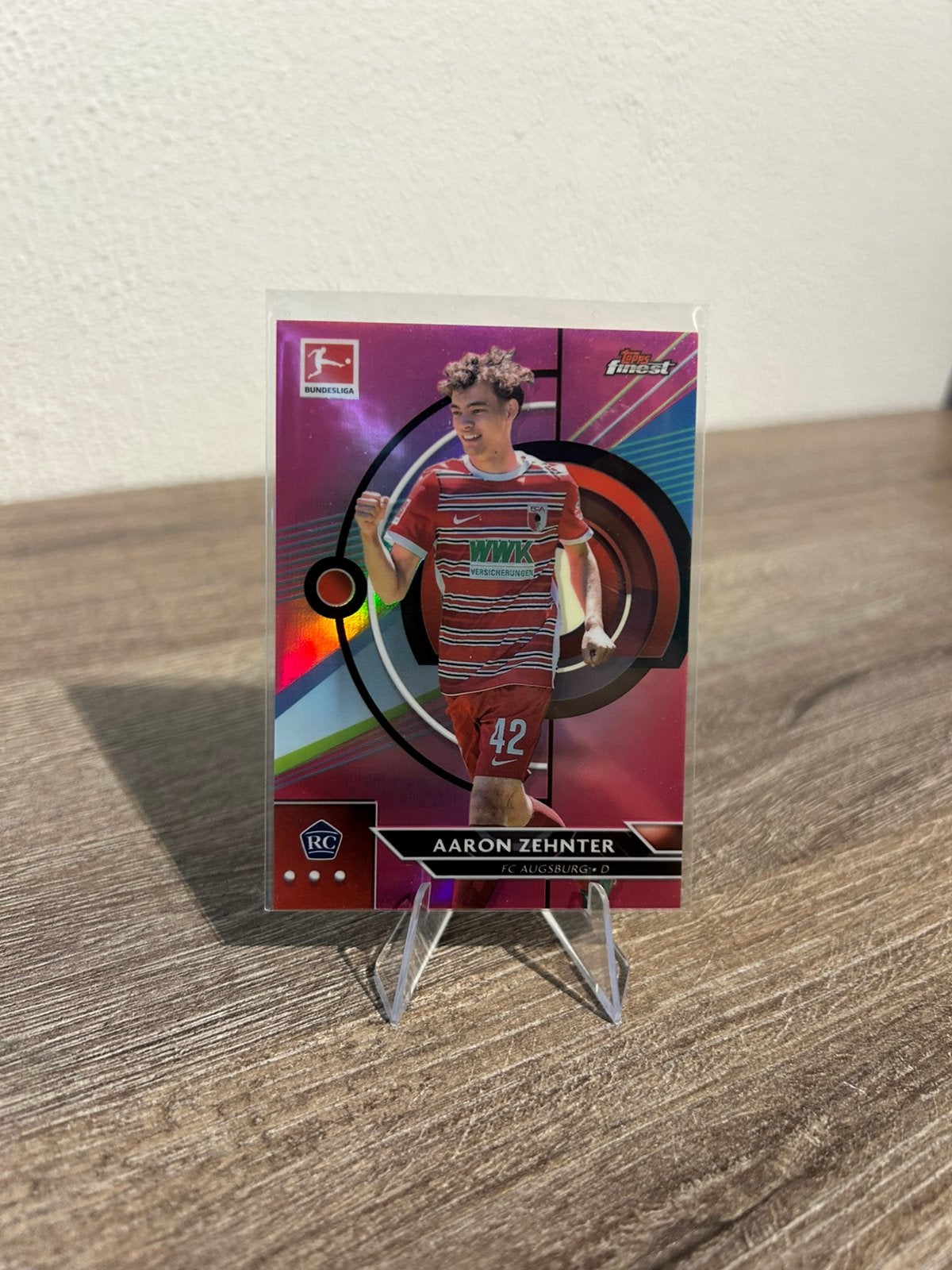 Aaron Zehnter 2022-23 Topps Finest Bundesliga #8 /300 Pink, Ophalen of Verzenden, Zo goed als nieuw