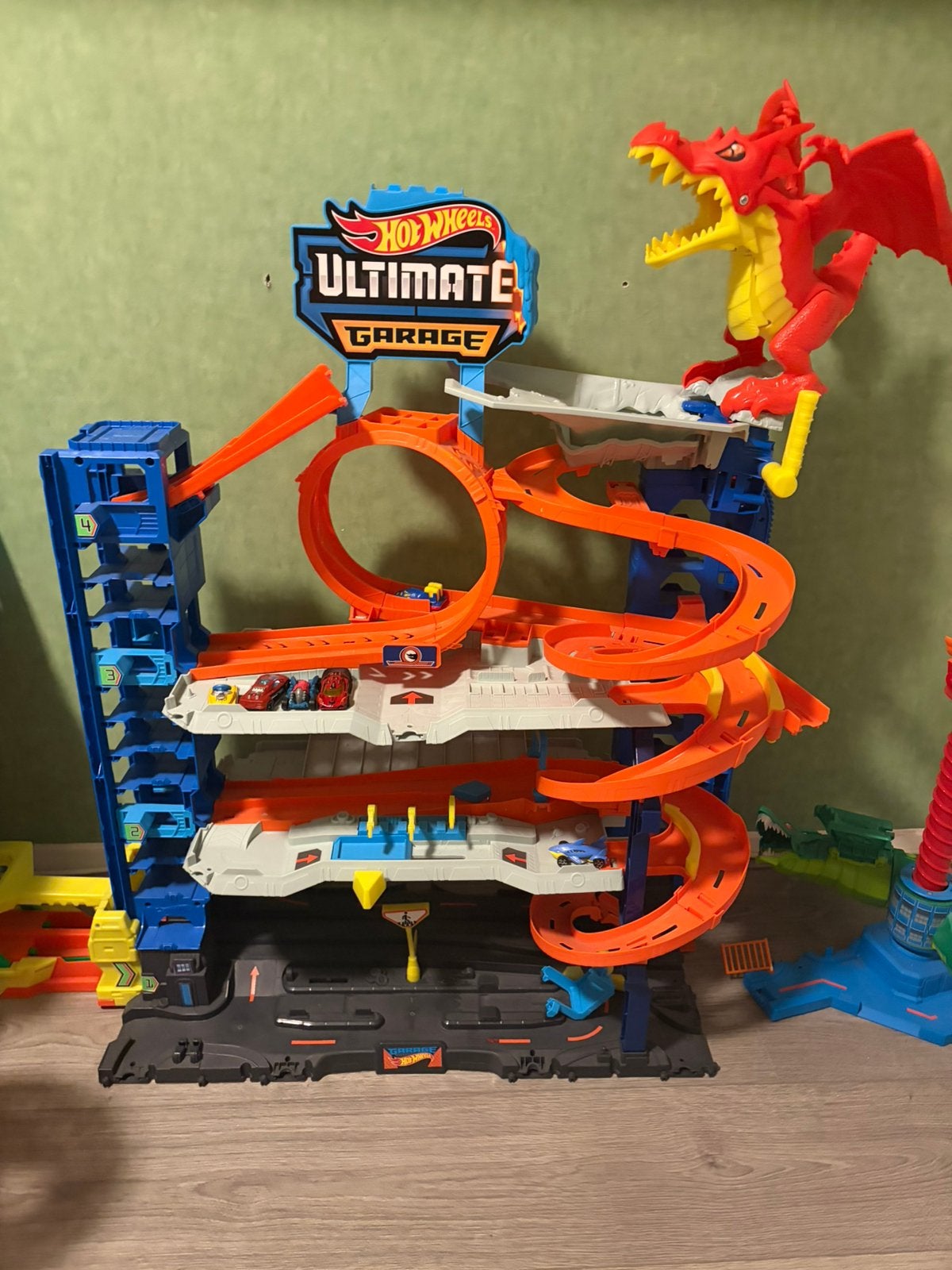 Hot wheels ultimate garage, Racebaan, Ophalen of Verzenden, Zo goed als nieuw, Hot Wheels