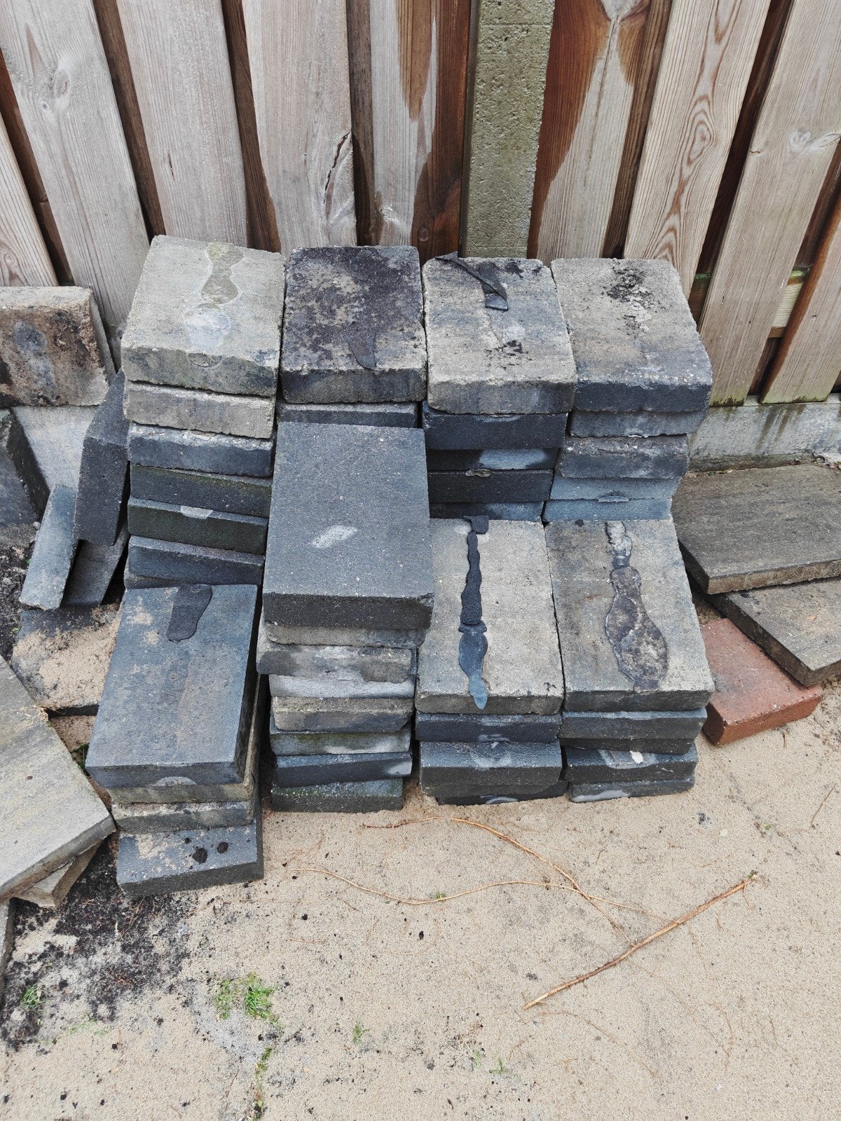 betontegels ideal voor plantenbak, Tuin en Terras, Ophalen, Gebruikt, 5 tot 10 m², Beton