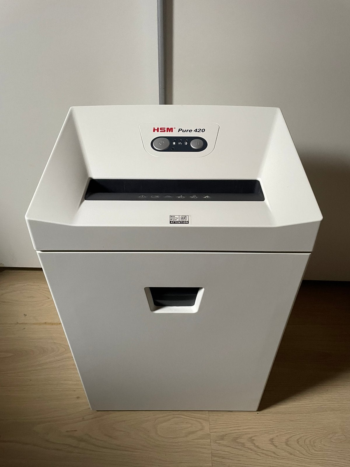 Papierversnipperaar HSM Pure 420, Ophalen, Zo goed als nieuw