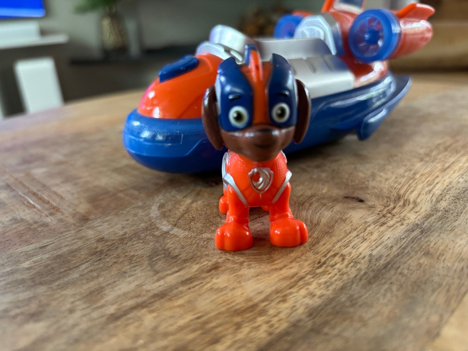 Paw patrol zuma met voertuig, Kinderen en Baby's, Ophalen of Verzenden, Gebruikt