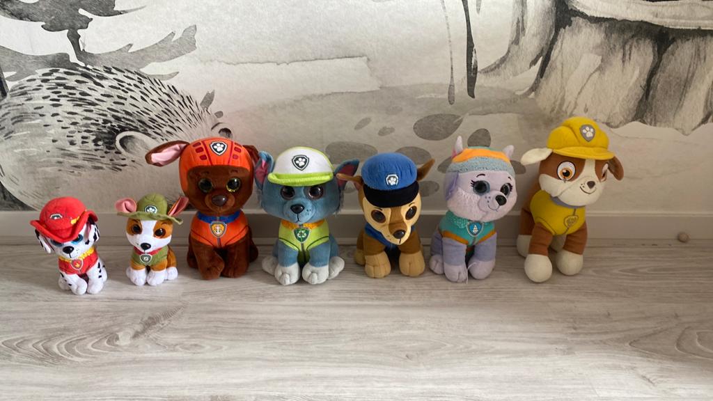 Pawpatrol knuffels, Ophalen, Zo goed als nieuw, Overige typen