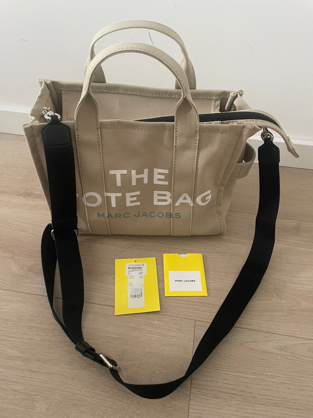 Tas totebag medium marc jacobs, Ophalen of Verzenden, Zo goed als nieuw, Zwart, Schoudertasje