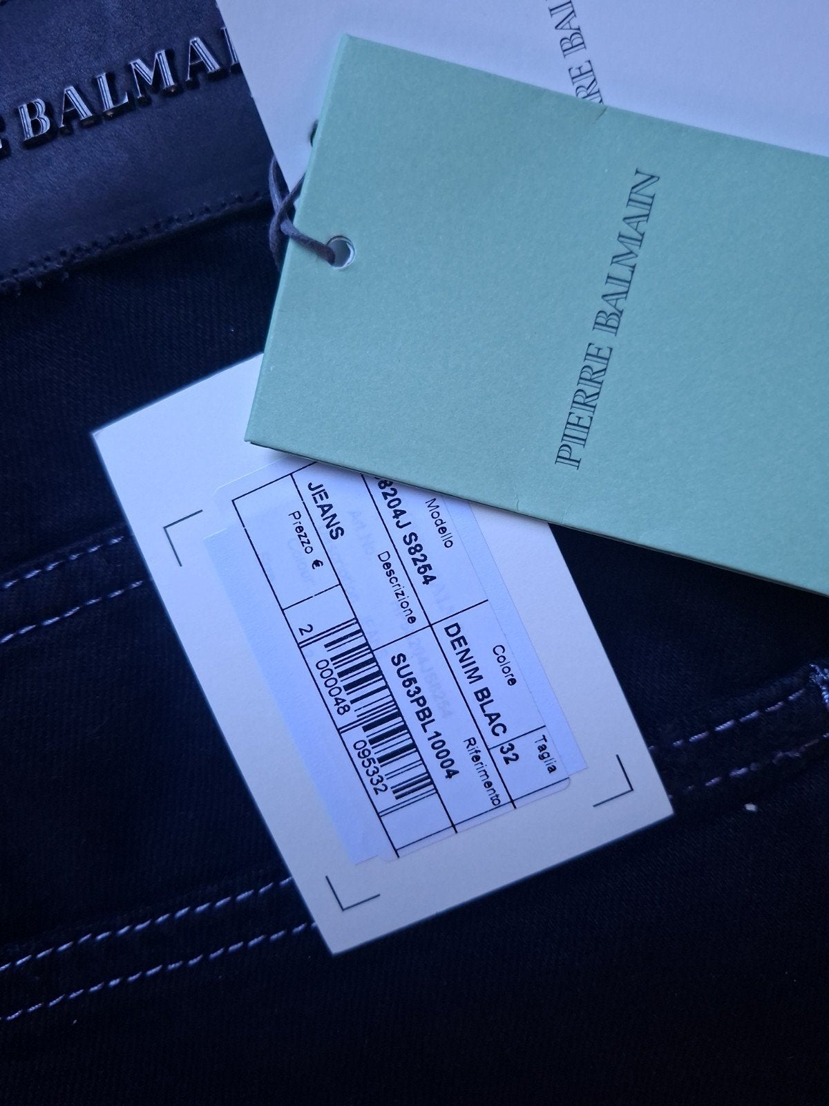 PIERRE BALMAIN jeans maat 32, PIERRE BALMAIN, Zwart, Nieuw, W32 (confectie 46) of kleiner