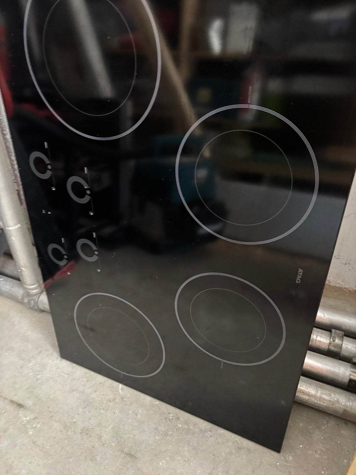 atag electrische kookplaat, Zo goed als nieuw, Inbouw, Inductie, 4 kookzones