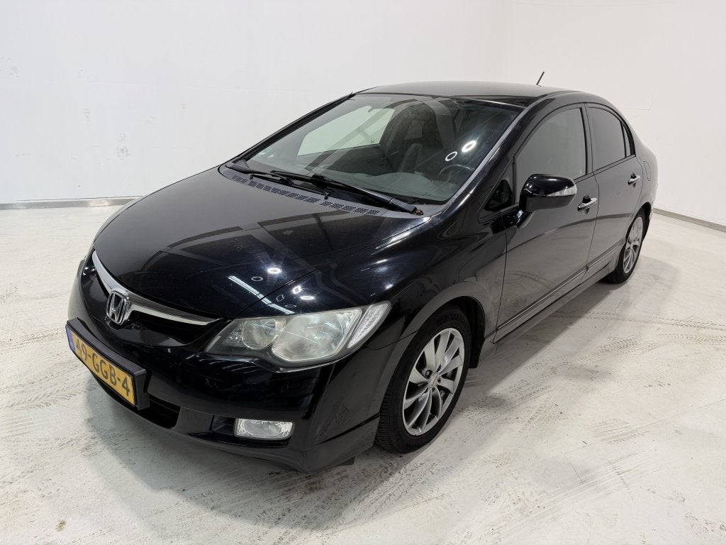 Honda Civic 1.3 Hybrid (bj 2008, automaat), Auto's, Automaat, Stof, Gebruikt, Zwart