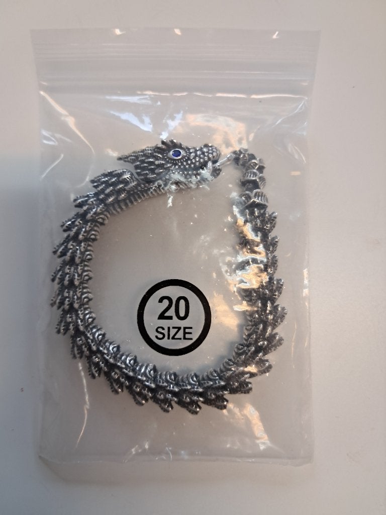 Stoere Draken Armband 20 cm, Staal, Nieuw, DEVENTER, Kansenkoop@gmail.com