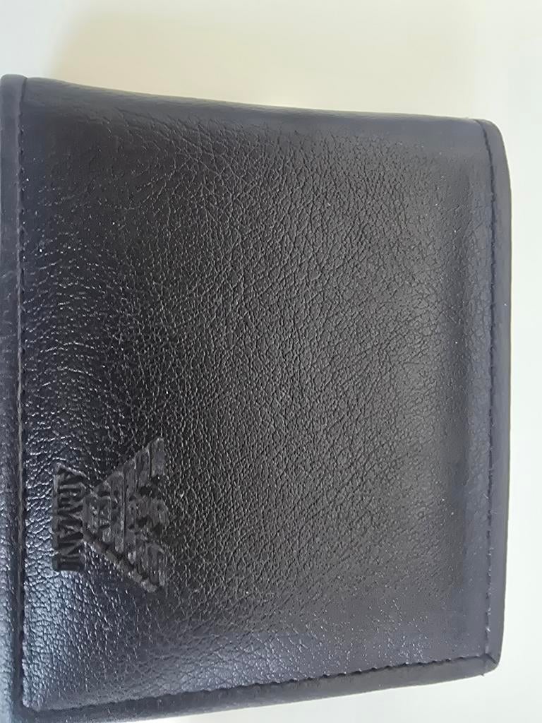 Giorgio Armani portemonnee nieuw, Overige merken, Leer, Zwart, Nieuw