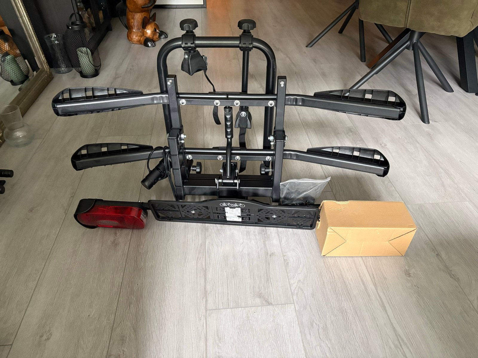 Car Xtras Fietsendrager voor 2 E-bikes - Trekhaakdrager, Auto diversen, Ophalen, Zo goed als nieuw, 2 fietsen, Trekhaakdrager