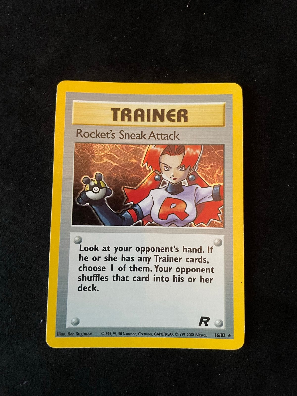 Pokémon Rocket's Sneak Attack Trainer kaart 16/82, Ophalen of Verzenden, Gebruikt, Losse kaart