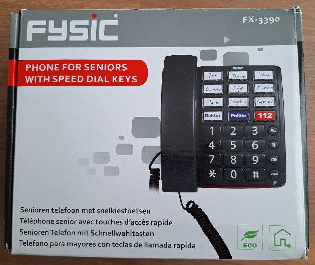 telefoon Fysic FX-3390 nieuw in doos met handleiding, Ophalen of Verzenden, Nieuw, 1 handset