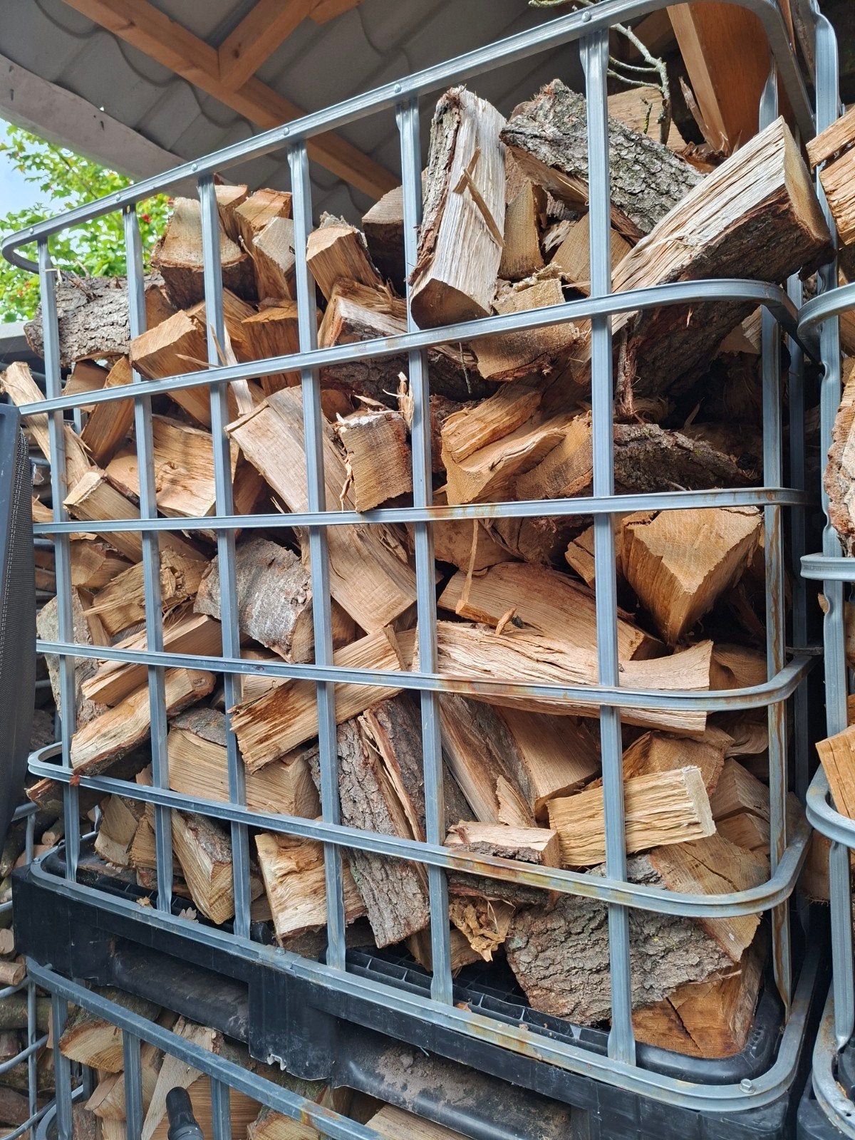 Goed gedroogd openhaardhout/kachelhout - 1.2 m³ krat, Ophalen