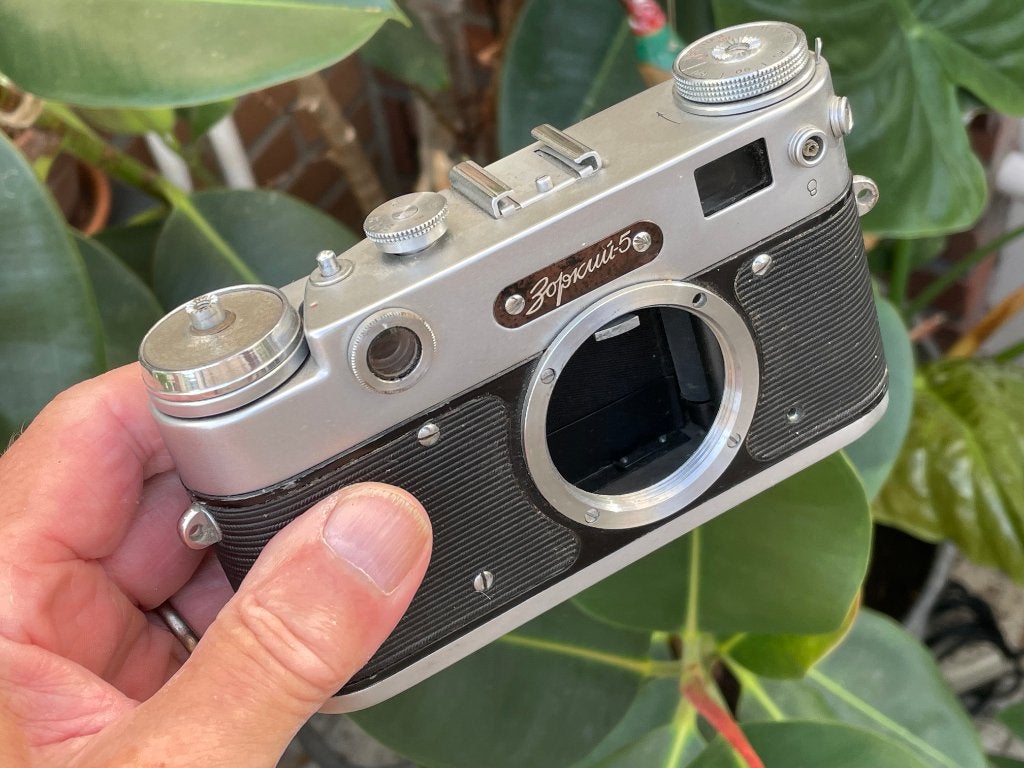 Zorki 5  KMZ (59061711) body for parts (Leica style) M39 LTM, Ophalen of Verzenden, Gebruikt, Compact, Overige Merken