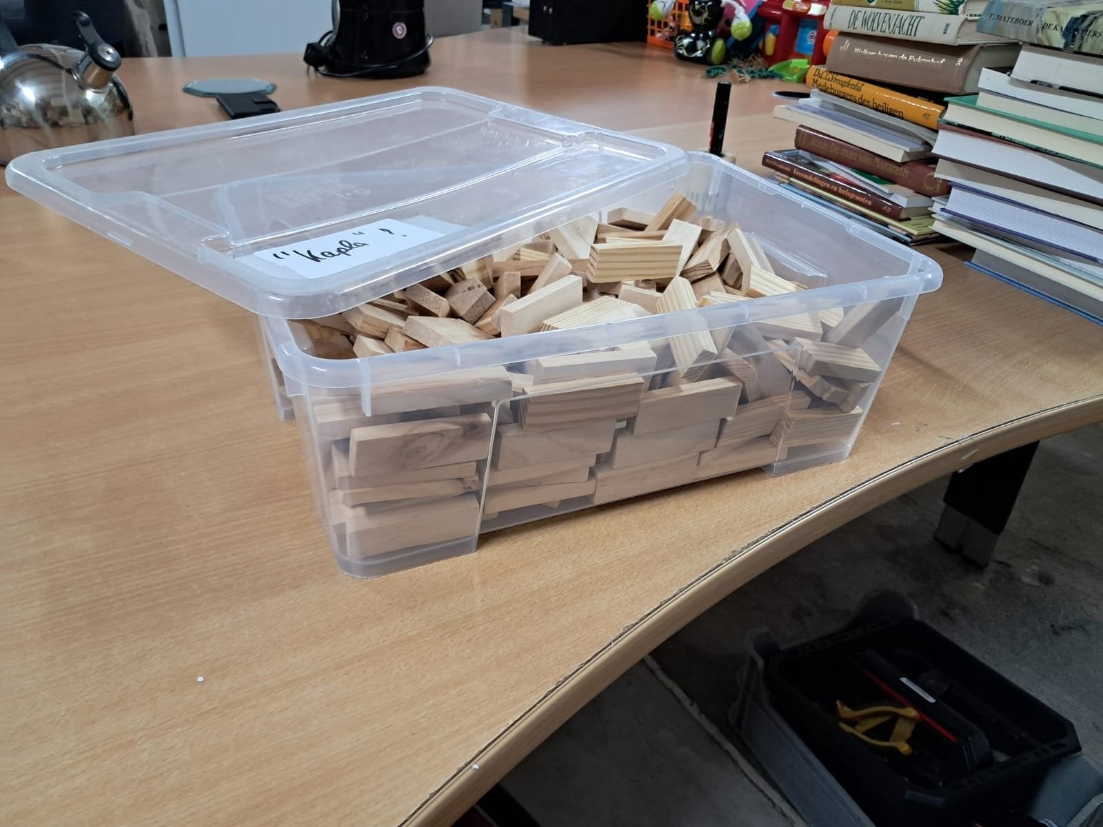 Kapla blokken in opbergdoos, Ophalen, Gebruikt, Overige merken
