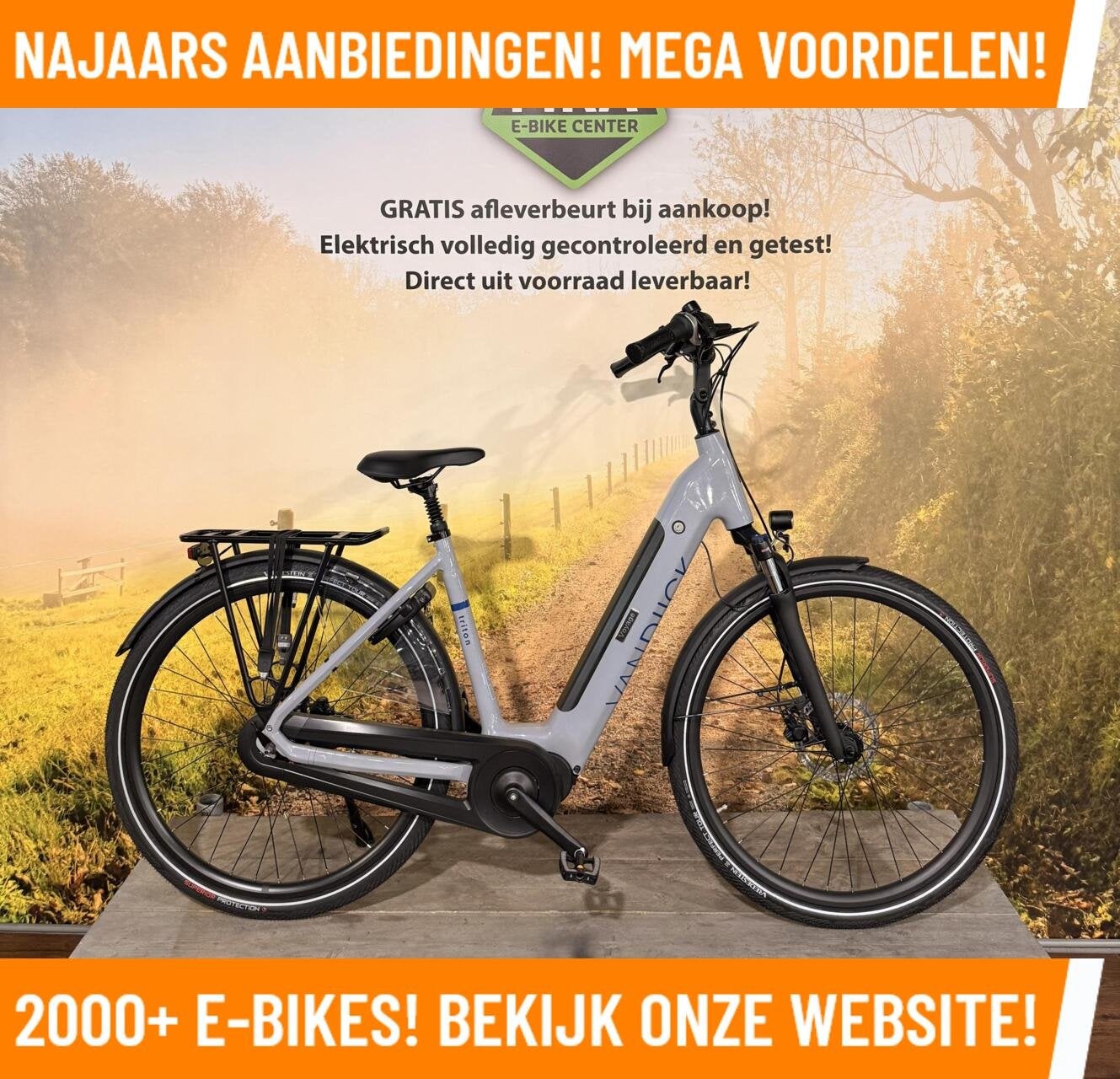 OP=OP MRA GIGANTISCH MAGAZIJN OPRUIMING EBIKE OVERSCHOT!, Nieuw, 50 km per accu of meer, Overige merken