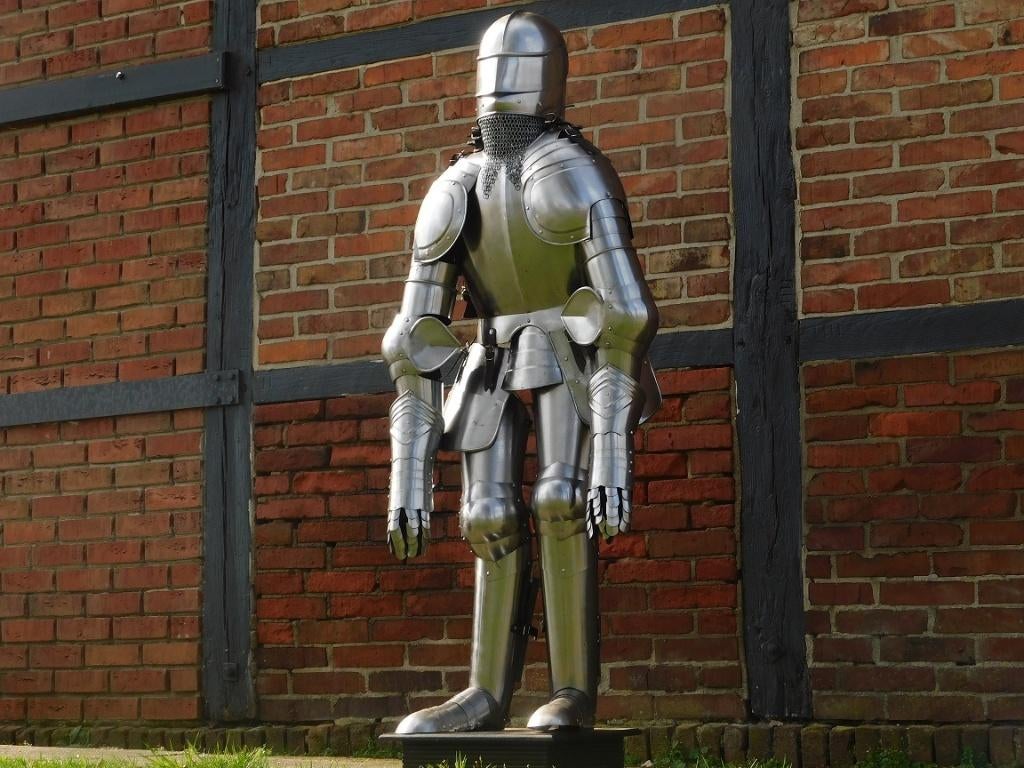 Ridder Harnas vintage op standaard - metaal - 190 cm, Ophalen of Verzenden