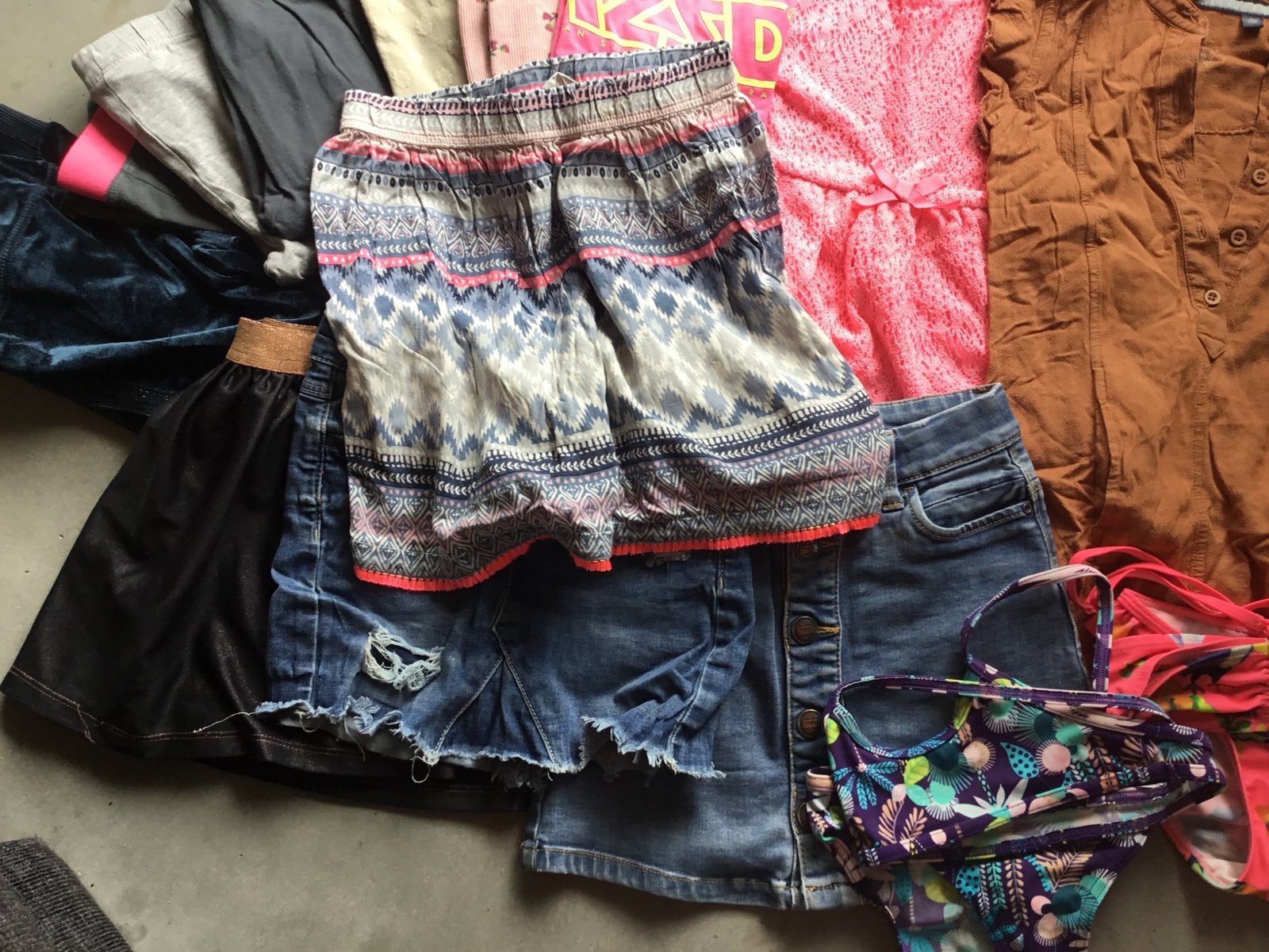 Zomer meisjes kledingpakket en pyjama's 110-116, Ophalen of Verzenden, Gebruikt, Maat 110
