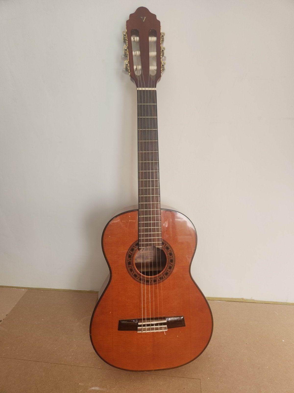 1/2 Klassieke gitaar - V-merk, Muziek en Instrumenten, Ophalen of Verzenden, Gebruikt, Klassieke of Spaanse gitaar