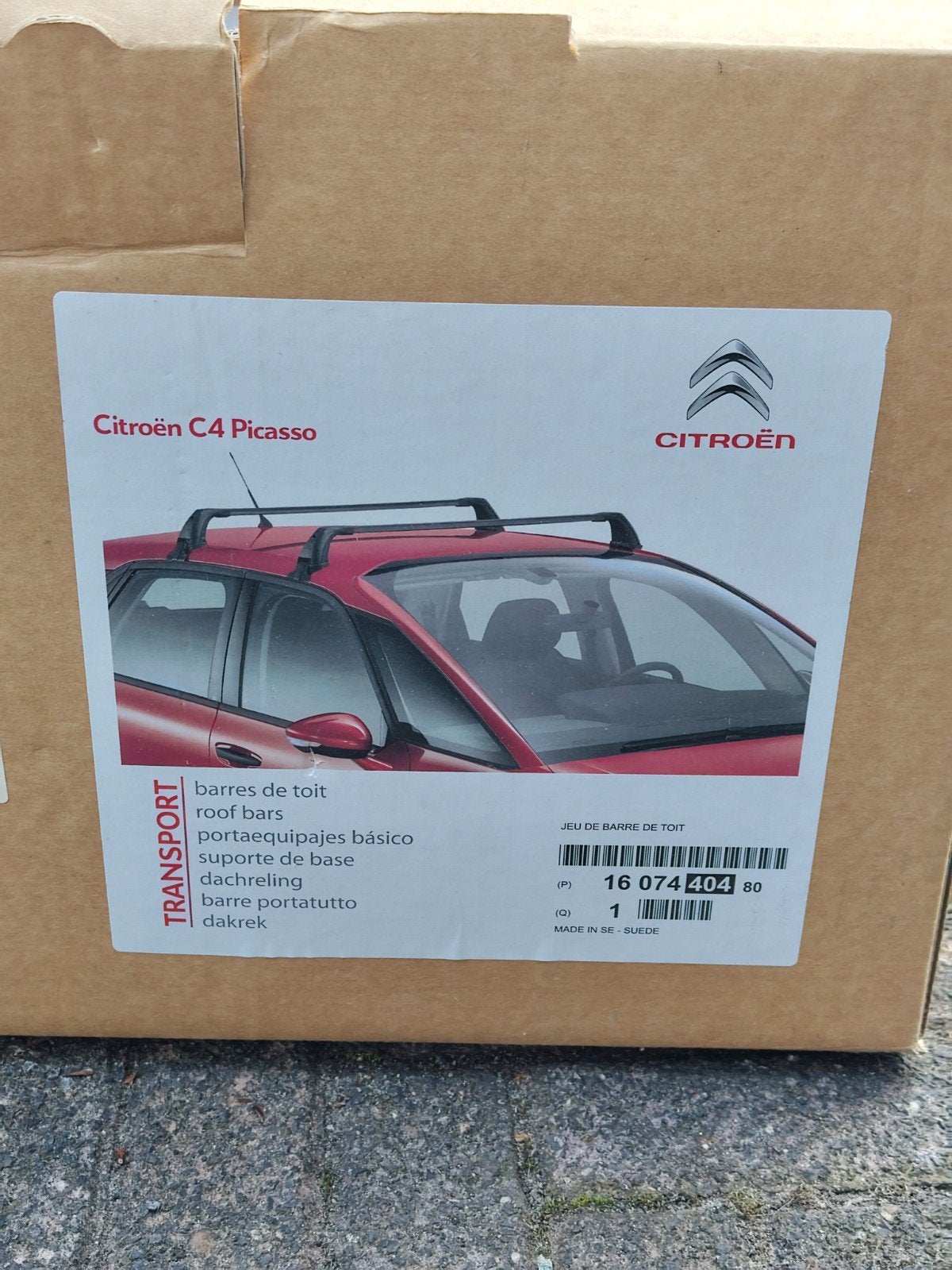 Dakrek Dakdrager voor Citroën C4 Picasso (2016), Ophalen, Nieuw