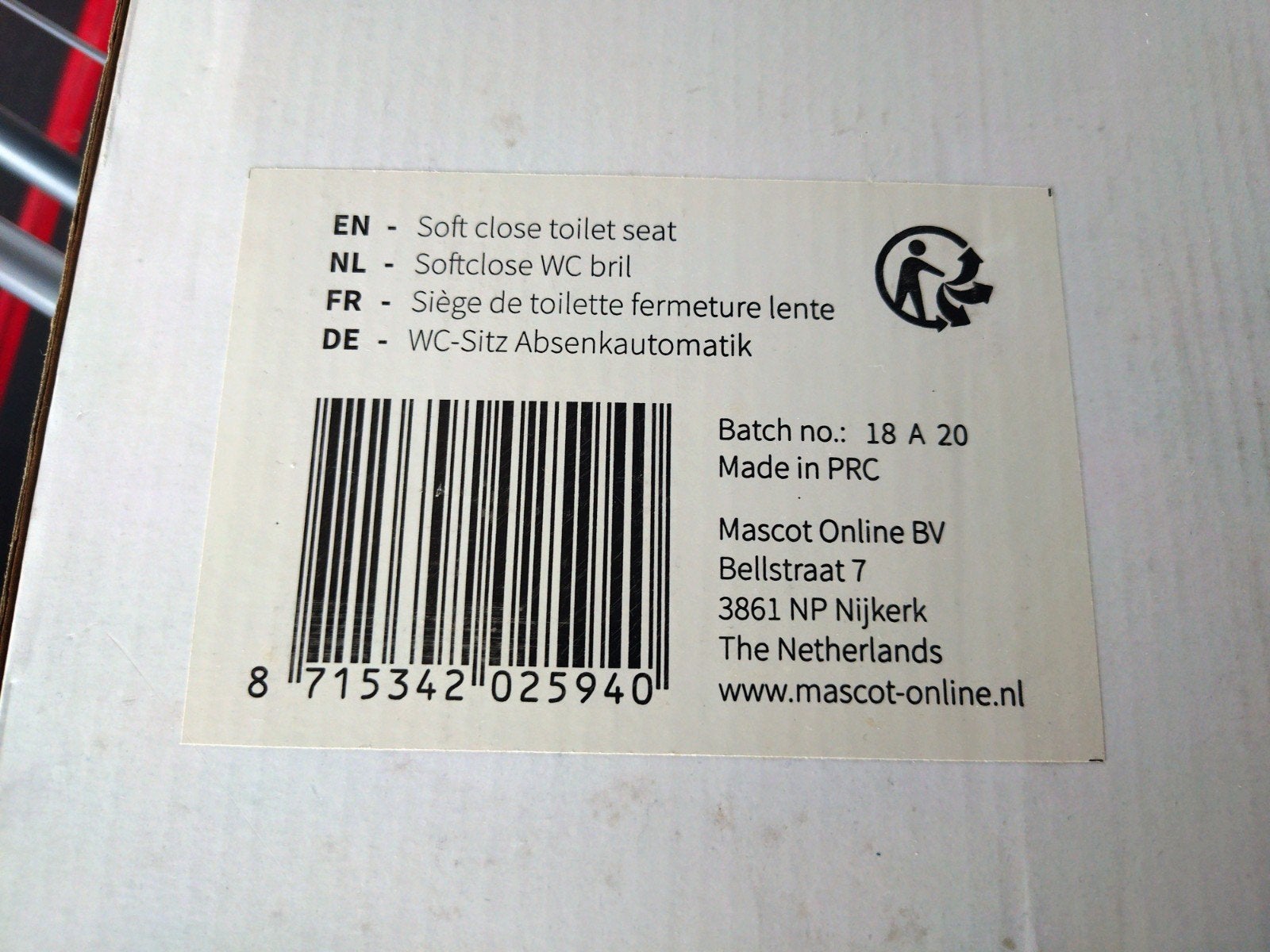 Nieuwe Softclose WC bril - Comfortabel en Stil, Ophalen of Verzenden, Nieuw, Toilet