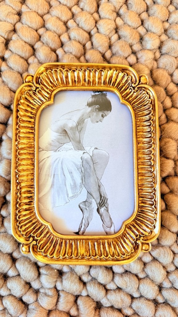 Gouden barok fotolijst schelpmotief staand en hangend, Ophalen of Verzenden, Refurbished