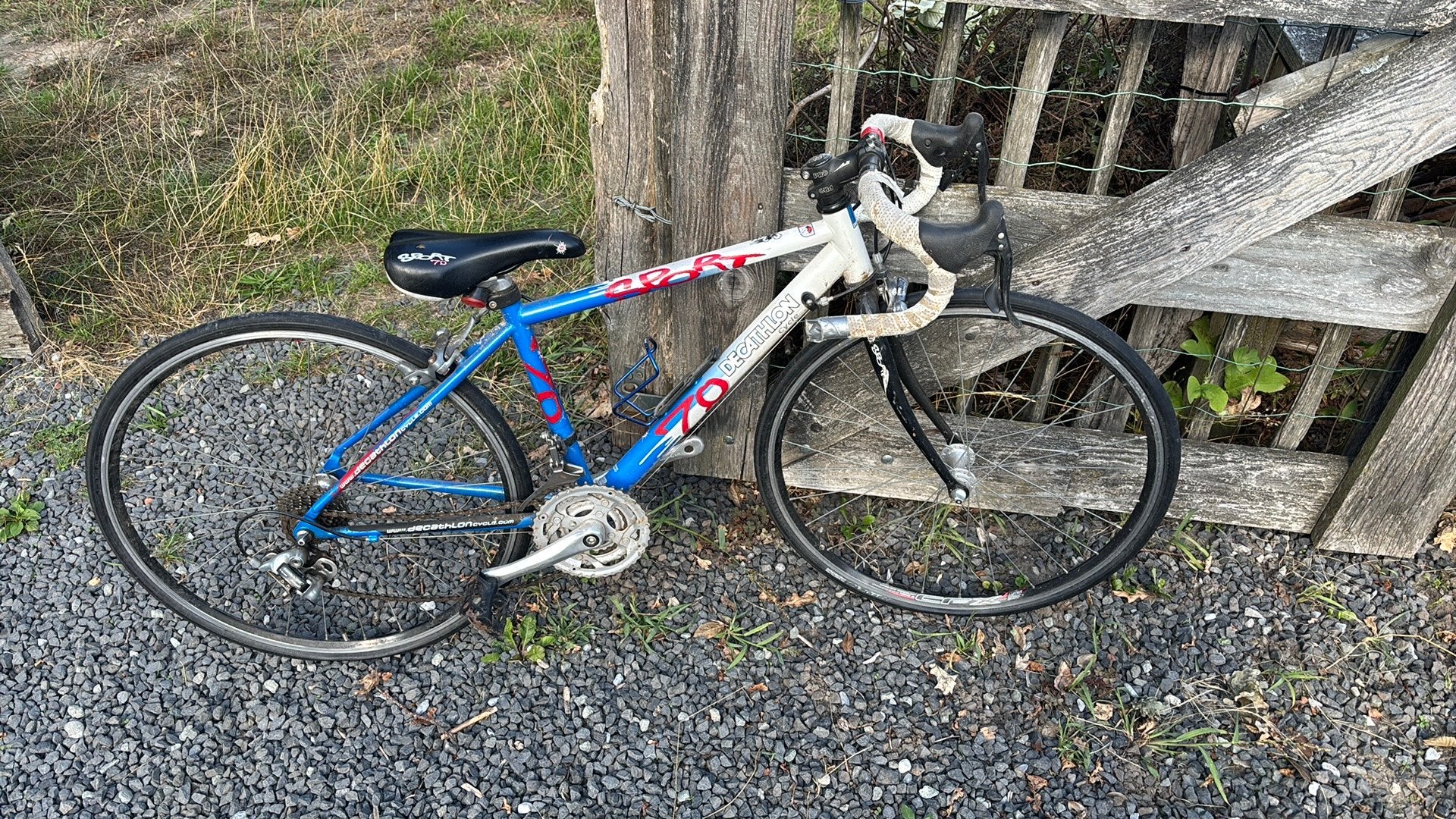 Decathlon kinder/jeugd racefiets, Fietsen en Brommers, Minder dan 10 versnellingen, Gebruikt, Minder dan 49 cm, Ophalen