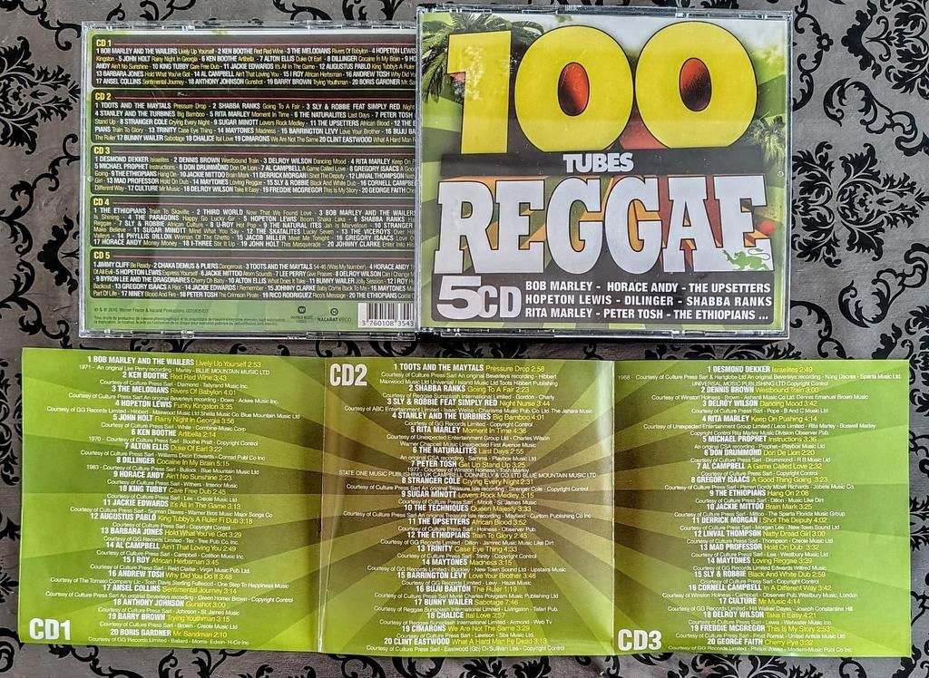 100 REGGAE Tubes 5CD Box, Ophalen of Verzenden, Zo goed als nieuw