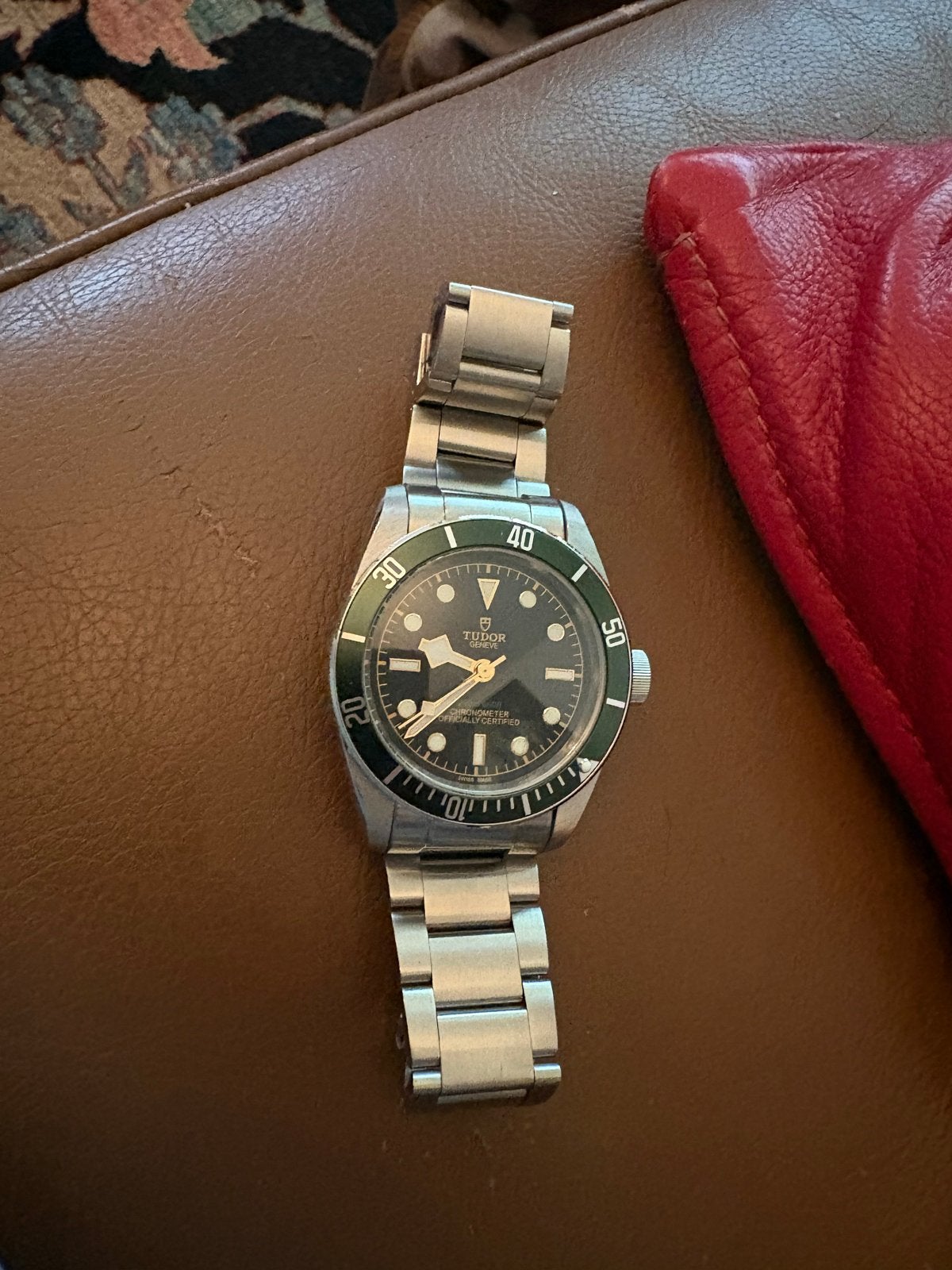 Tudor Black Bay Fifty-Eight Groen Horloge, Overige merken, Staal, Polshorloge, Ophalen of Verzenden