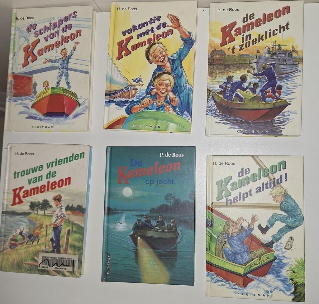 De Kameleon boeken en Omnibussen 4 foto's, Ophalen of Verzenden, Zo goed als nieuw, H. de Roos, Fictie