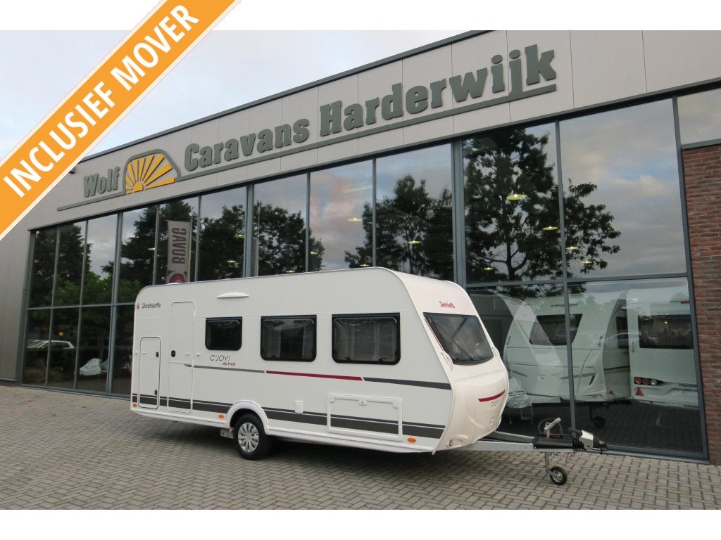Dethleffs C'Joy 480 QLK STAPELBED+VASTBED+MOVER, Standaardzit, Serviceluik, Bedrijf, Tot en met 6
