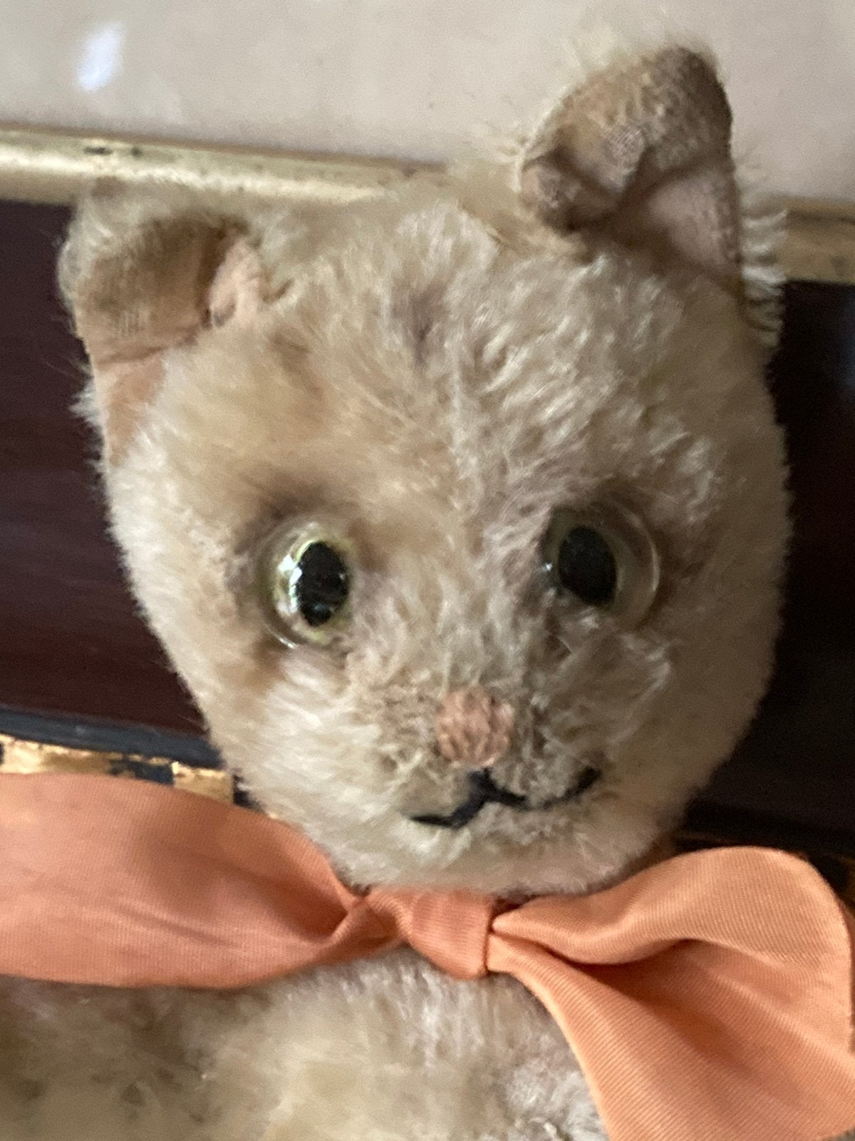 🌿 Pop,Steiff ,”ZELDZAME ANTIEK/OUD SCHUCO BIGA BELLO KAT”🌿, Verzenden