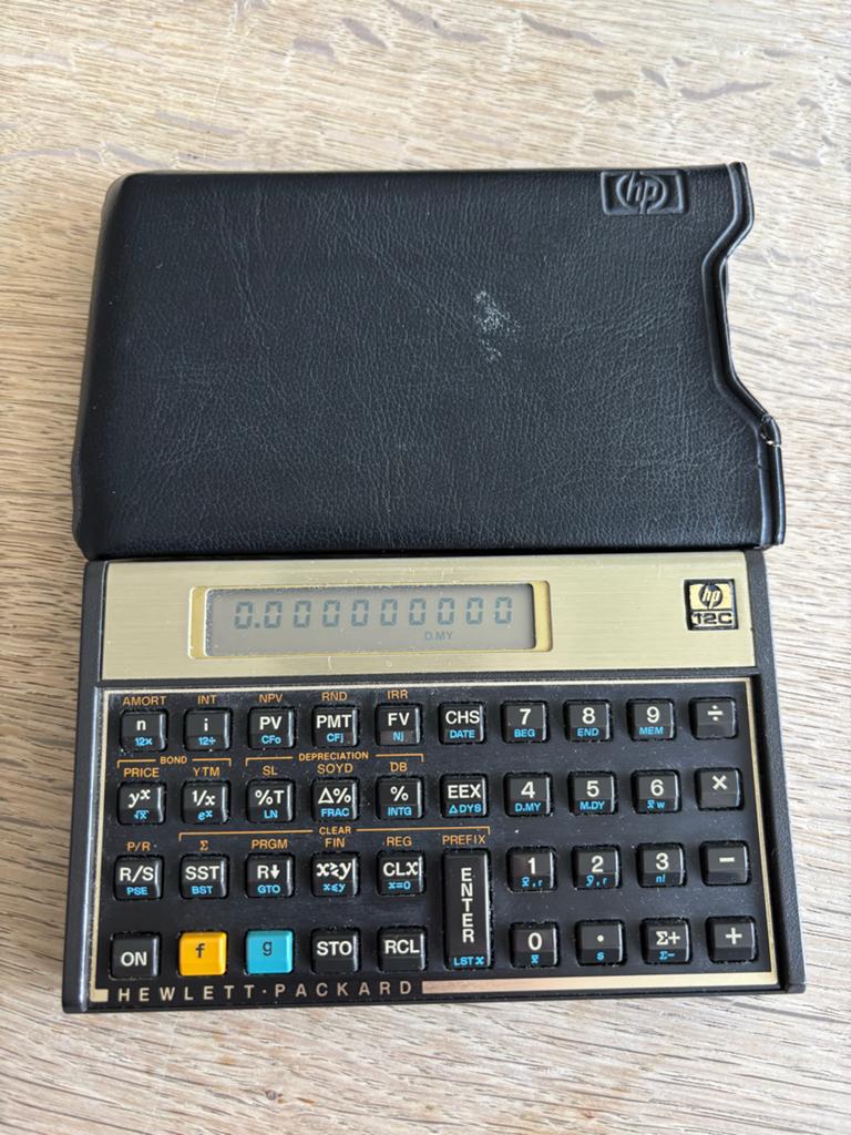 HP 12c calculator Desktop Financiele rekenmachine, Ophalen of Verzenden, Grafische rekenmachine, Gebruikt