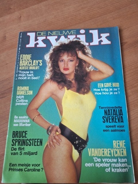 Kwik 1988 Tatjana Simic Flodder A-Ha Bruce Springsteen, Ophalen of Verzenden, Gelezen, Overige typen