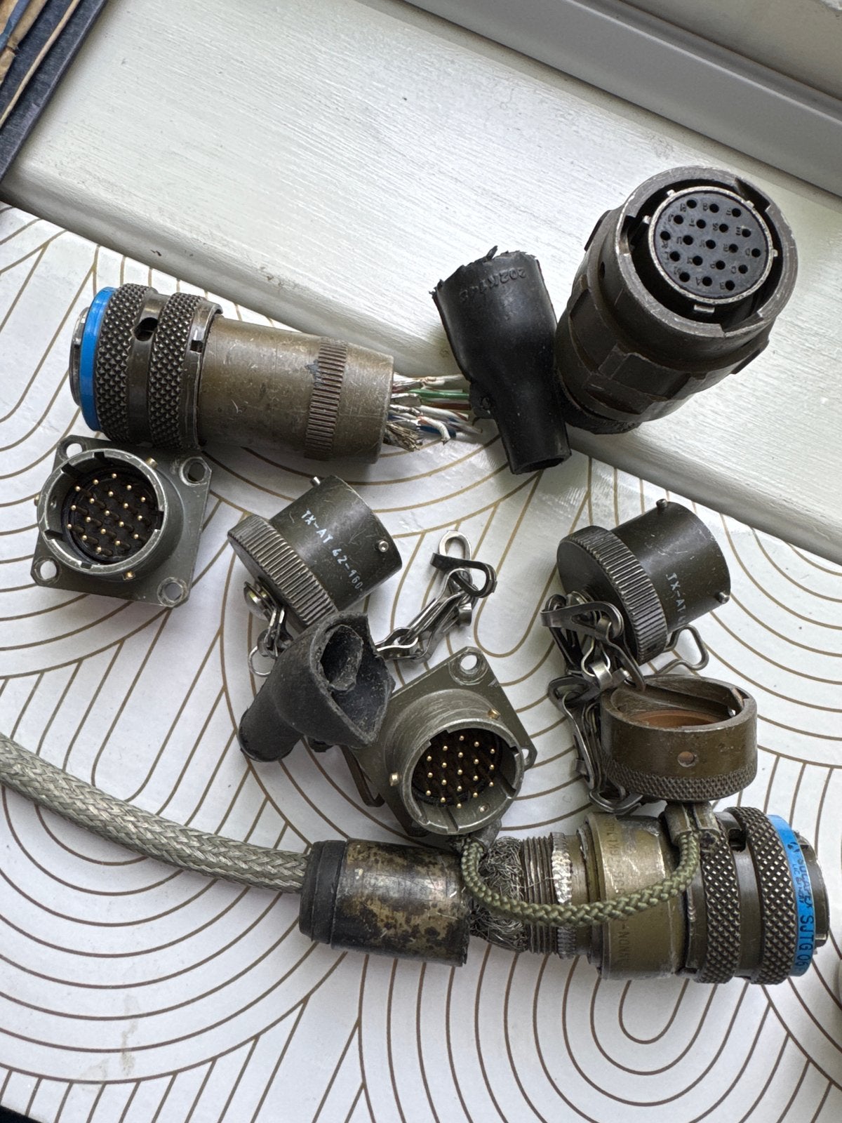 ITT Canon 19-polige connector set, Computers en Software, Ophalen of Verzenden, Gebruikt