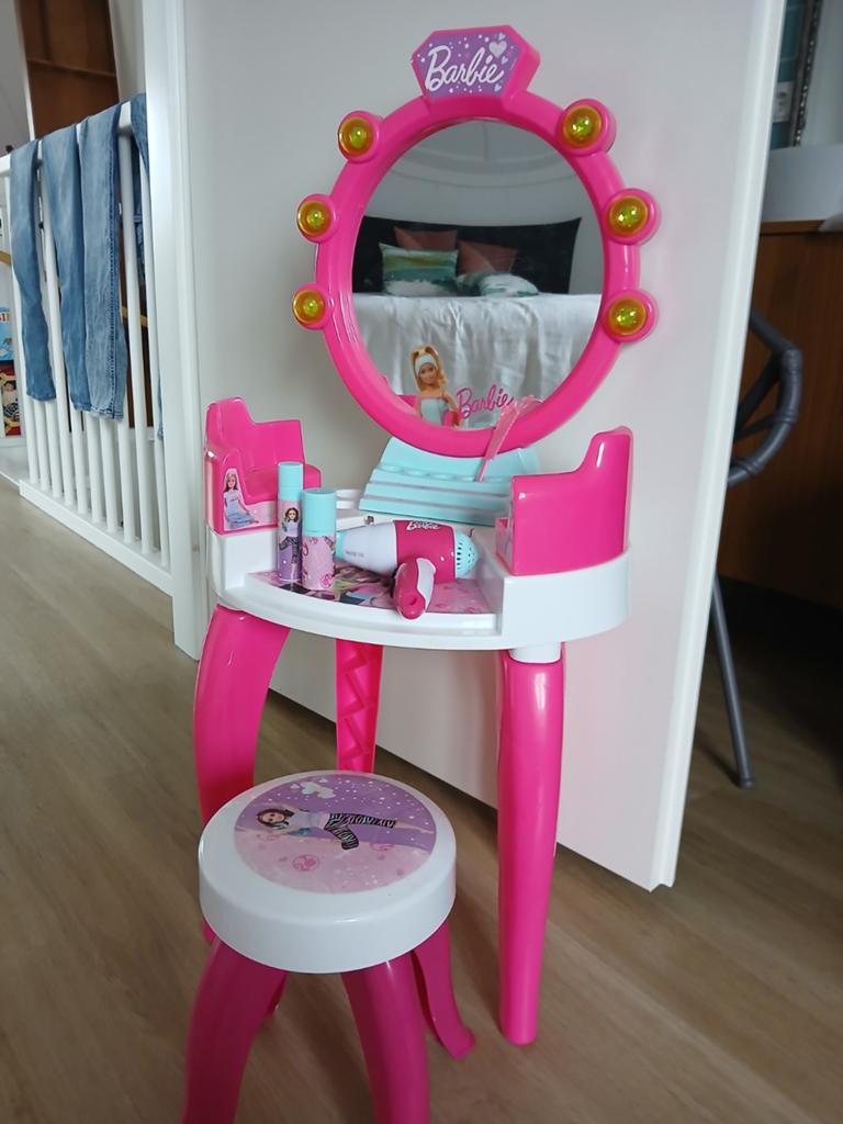 Kinder kaptafel barbie, Ophalen, Gebruikt