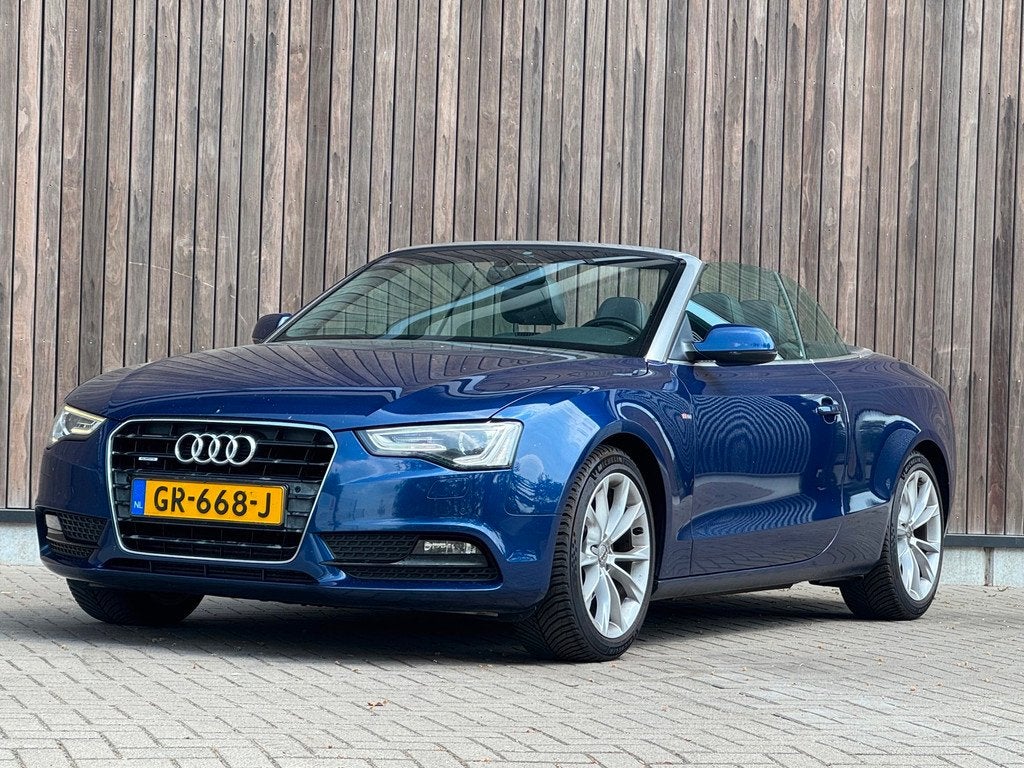 Audi A5 Cabriolet 2.0 TFSI quattro Pro Line S, Auto's, Audi, Automaat, Euro 5, Gebruikt, Zwart