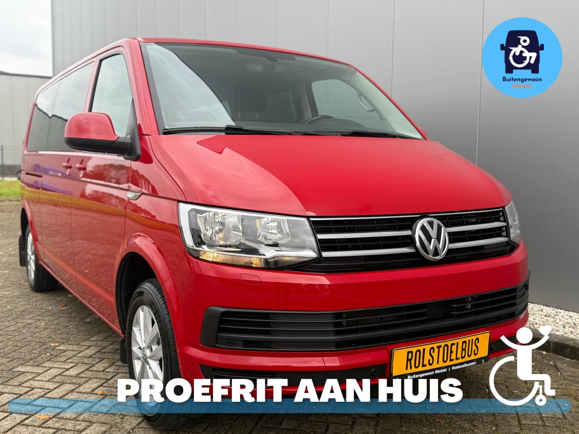 Volkswagen Transporter Caravelle Rolstoelbus (Airco) Deluxe, Voorwielaandrijving, 12 maanden, 15 km/l, Gebruikt