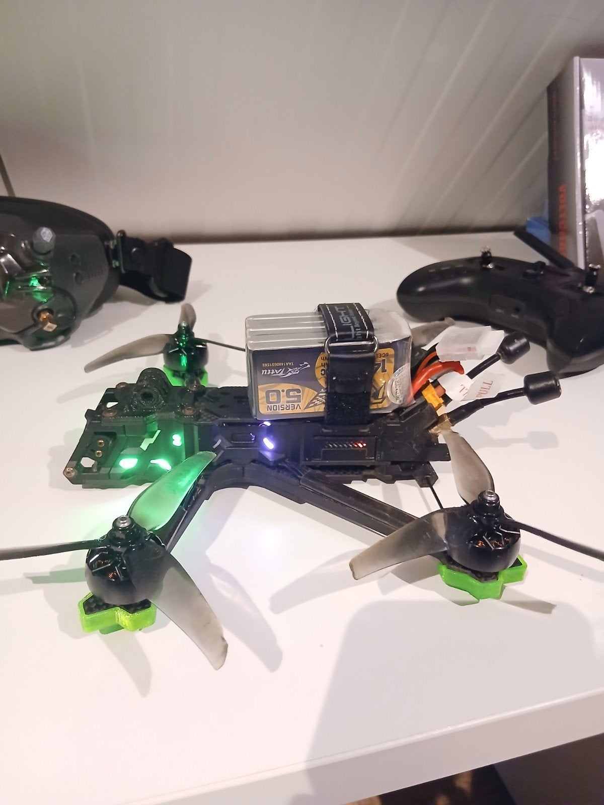 FPV Nazgul v2 F5 6s O3 SET, tango pro, dji goggles, Ophalen of Verzenden, Zo goed als nieuw