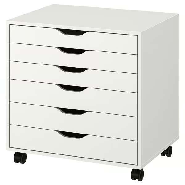 IKEA Alex ladeblok, Huis en Inrichting, Ophalen, Minder dan 50 cm, 5 laden of meer, Zo goed als nieuw