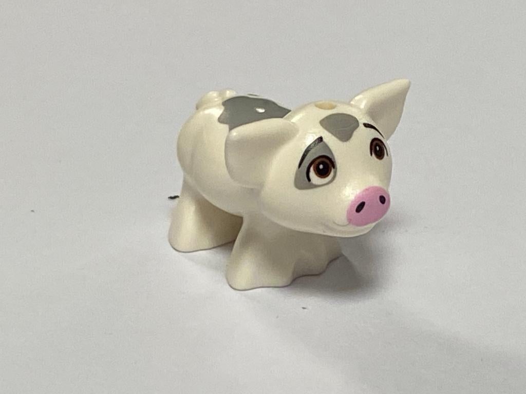 Lego nieuwe wit biggetje (Pua), Overige thema's, Lego, Overige typen, Nieuw