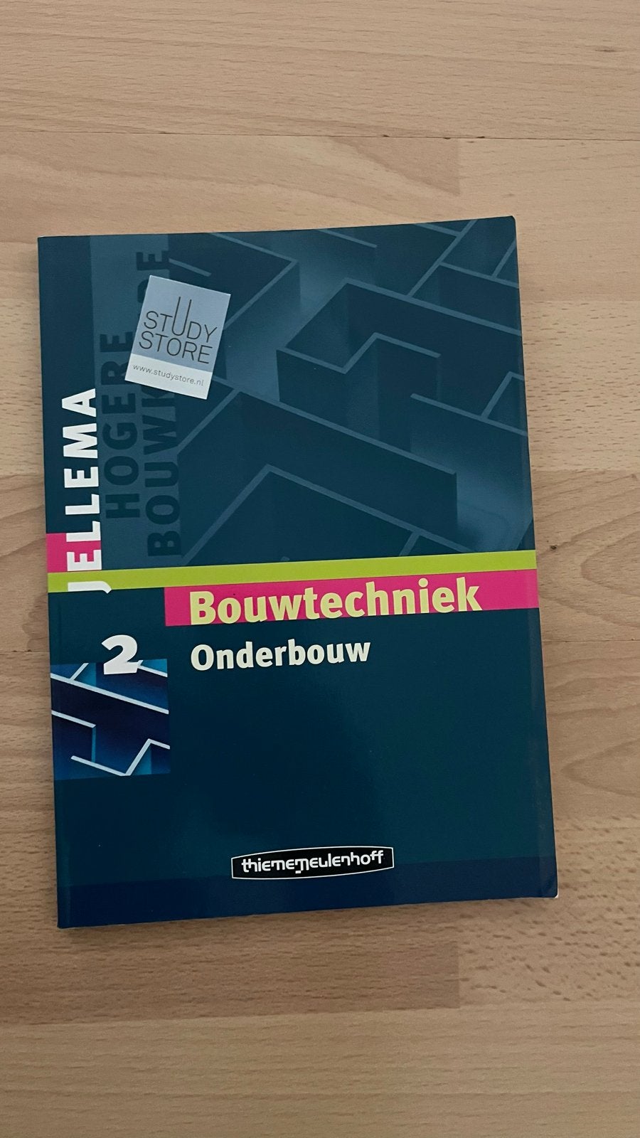 Jellema Hogere Bouwkunde 2. (ISBN 9789006950410), Ophalen of Verzenden, Zo goed als nieuw, Bouwkunde