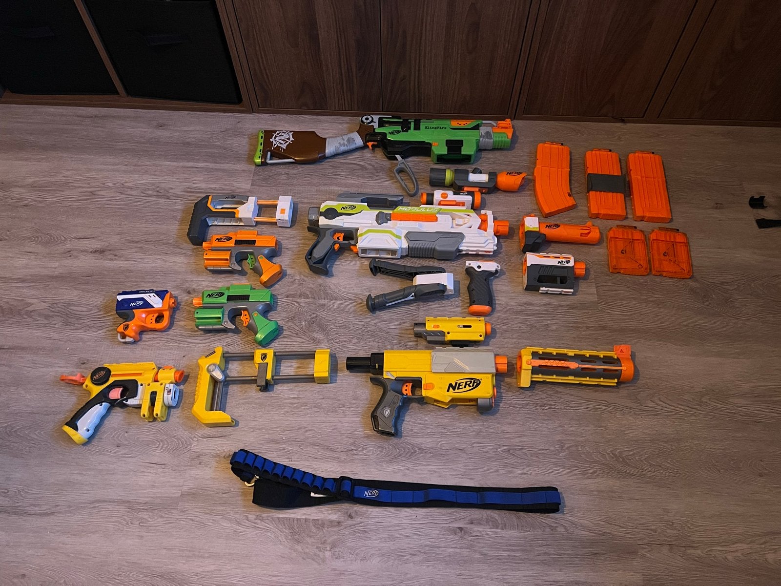 Grote Nerf Blaster Collectie - Modulus, Slingfire, Reflex, Ophalen of Verzenden, Gebruikt, Jongen of Meisje