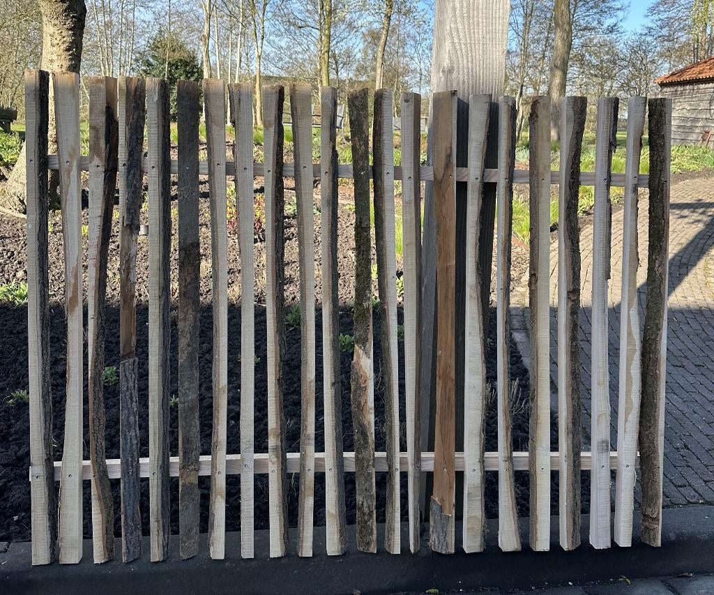 Robuust schapenhek van essenhout – duurzaam en stijlvol, Ophalen, Jan Gerkeswei 6 Drogeham, Nieuw, Tuinhek
