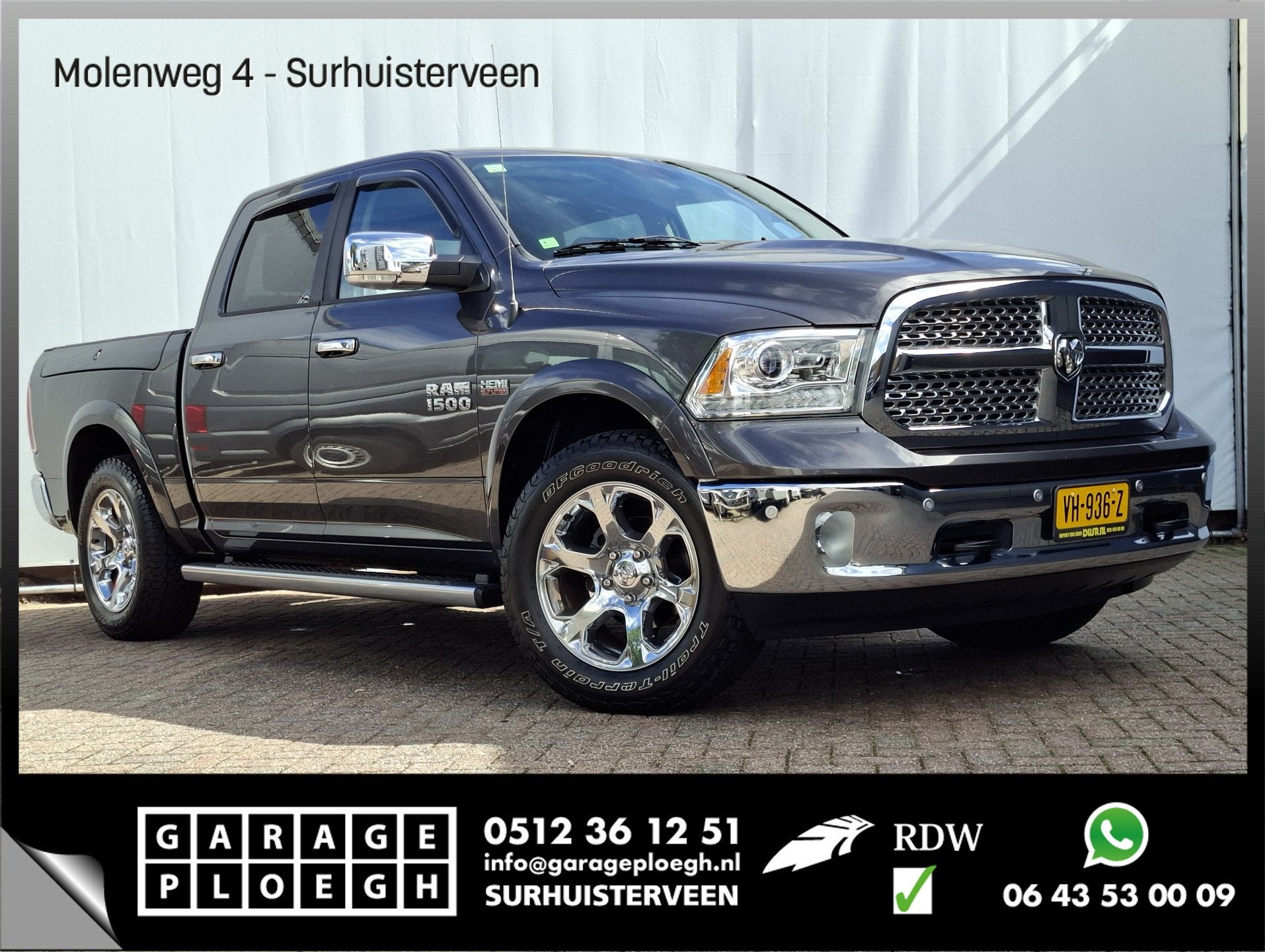 Dodge Ram 1500 5.7 V8 5-Pers Stoelkoel+verw. origNL Trekhaak, Auto's, Euro 5, Gebruikt, 8 cilinders, 5654 cc