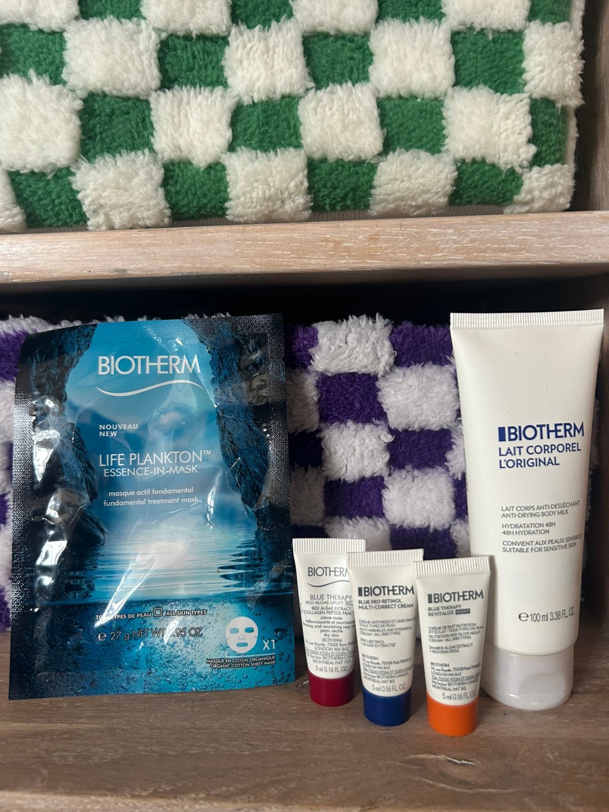 Biotherm set 4 producten nieuw, Verzenden, Nieuw