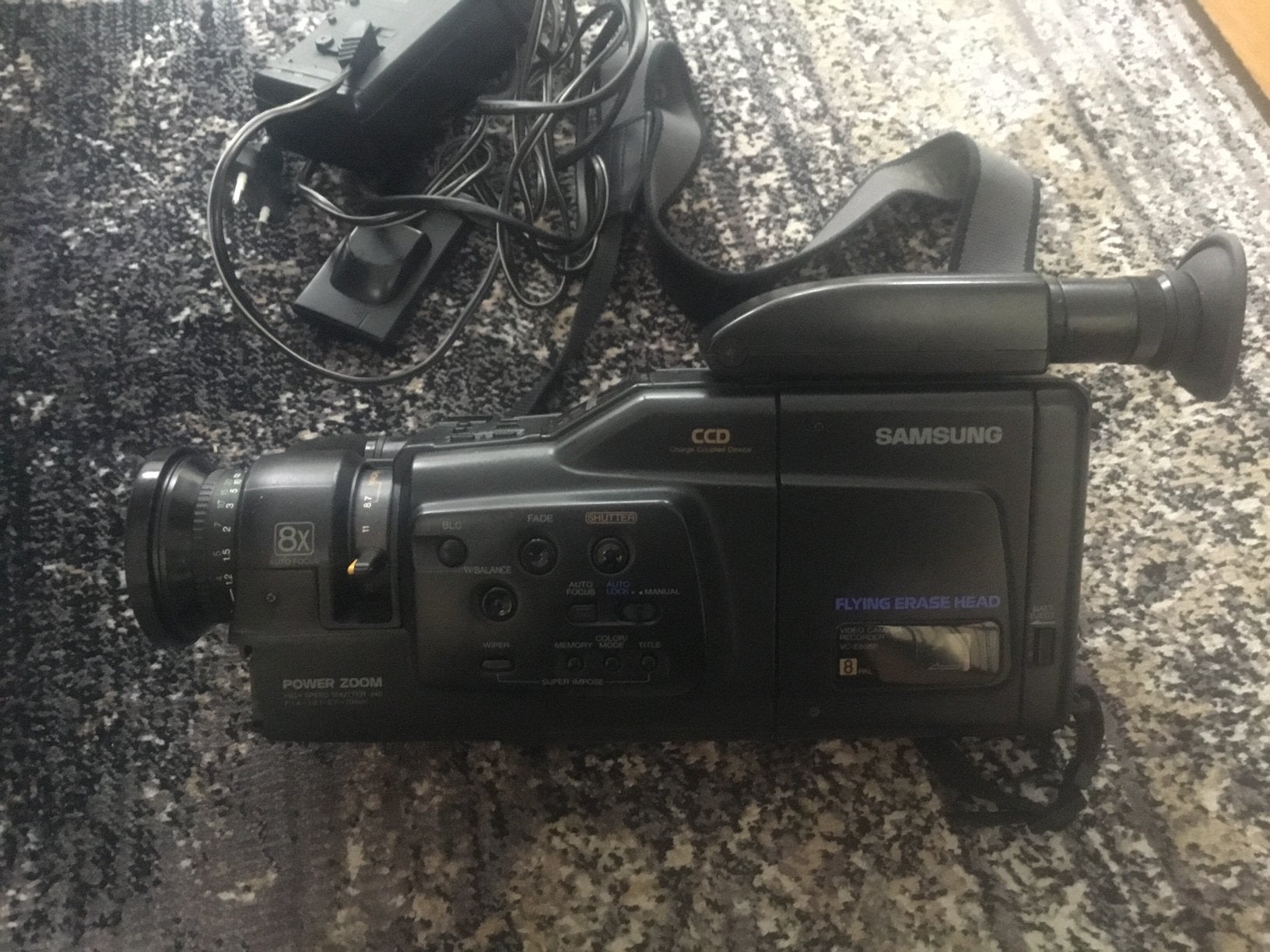 SAMSUNG VC-E805P 8mm Videocamera, Ophalen, 8mm
