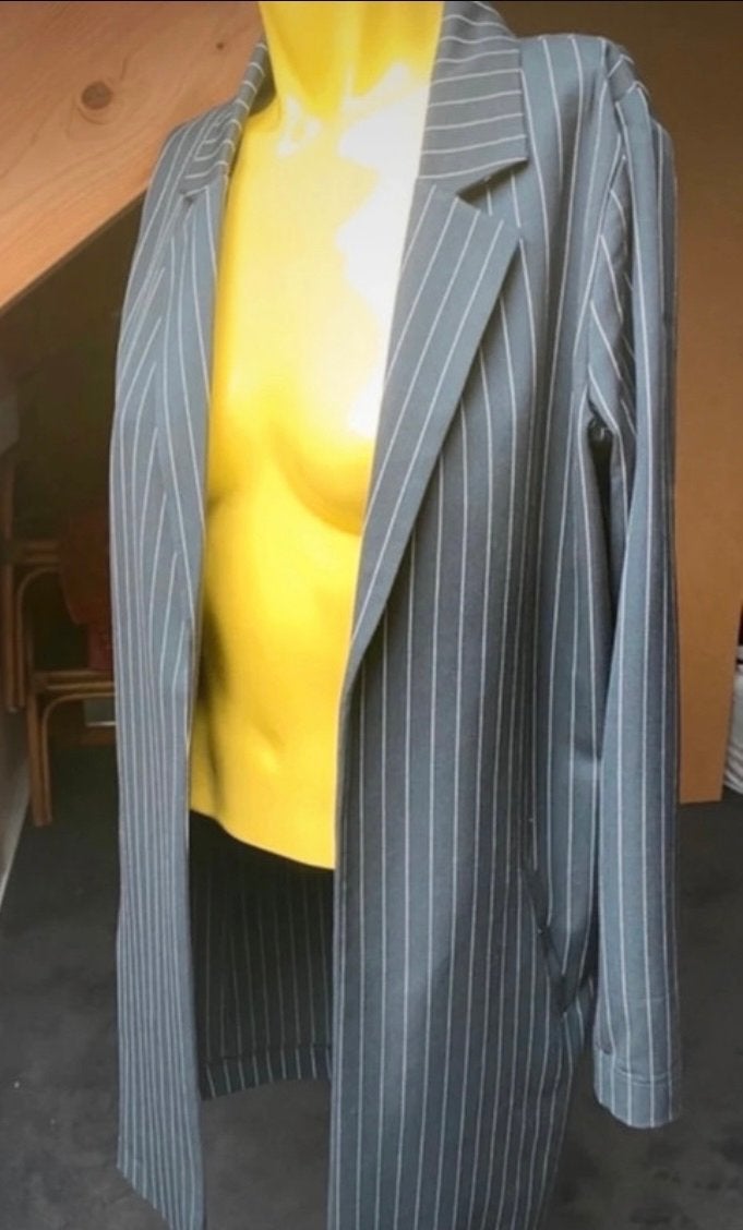 Elvira Collection gestreepte blazer zwart/wit maat 36, Kleding | Dames, Zwart, Ophalen of Verzenden, Zo goed als nieuw, Jasje