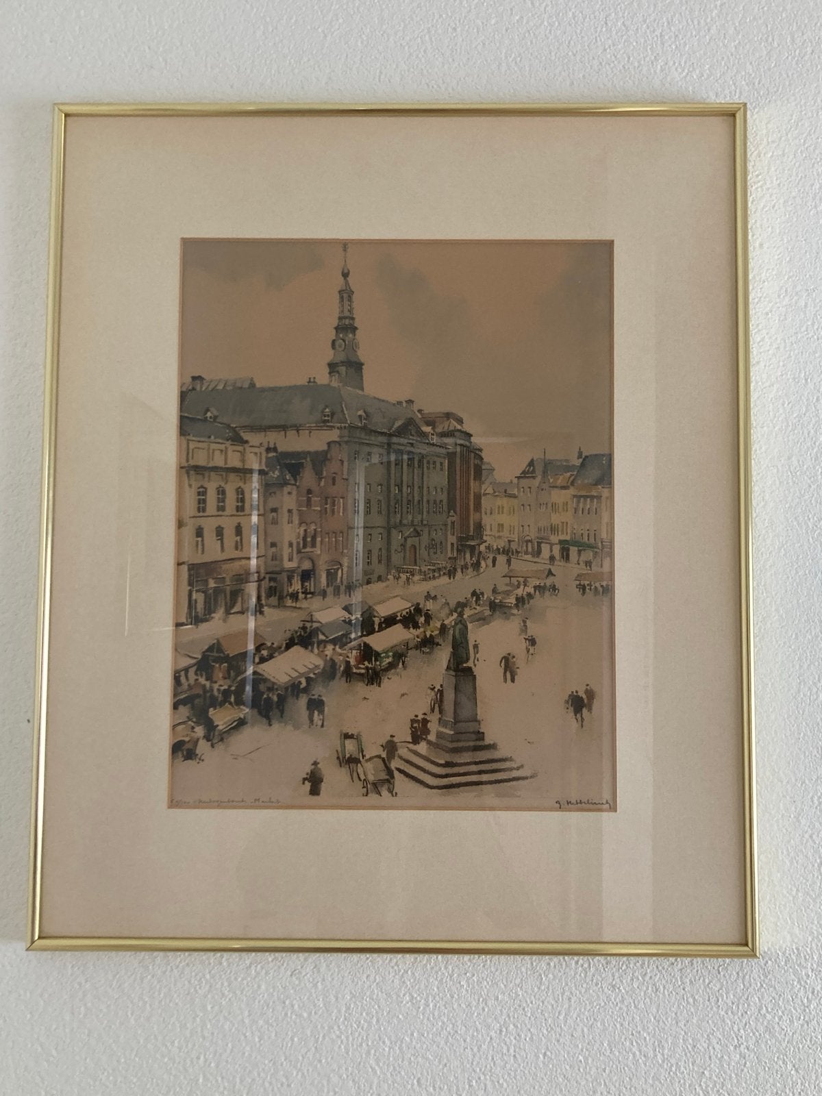 Erts van de Markt Den Bosch - Historisch Stadsgezicht, Ophalen of Verzenden